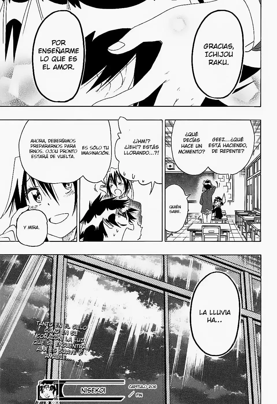 Nisekoi capítulo 206, página 21