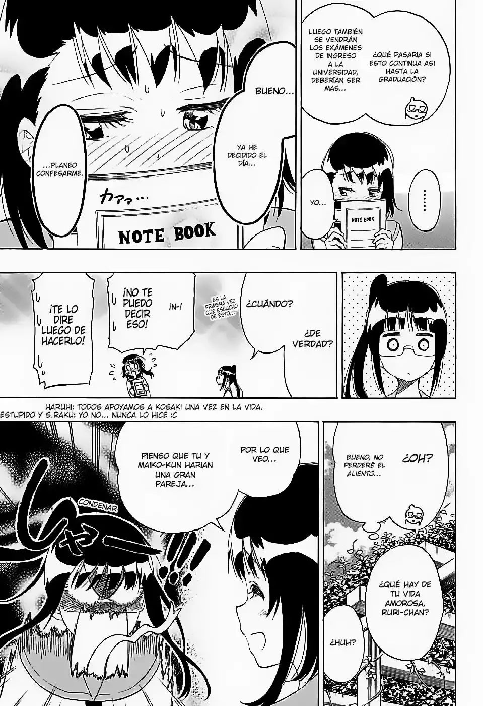 Nisekoi capítulo 207, página 8