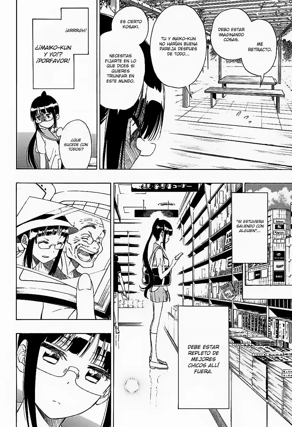 Nisekoi capítulo 207, página 9
