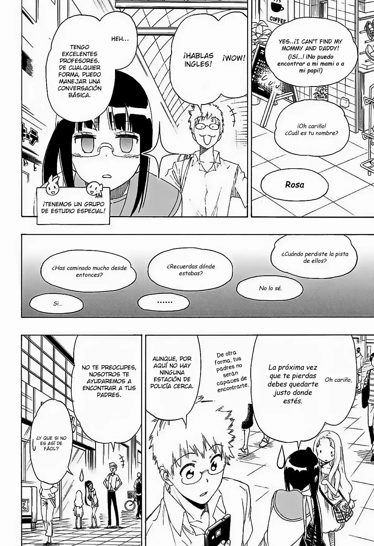Nisekoi capítulo 208, página 3