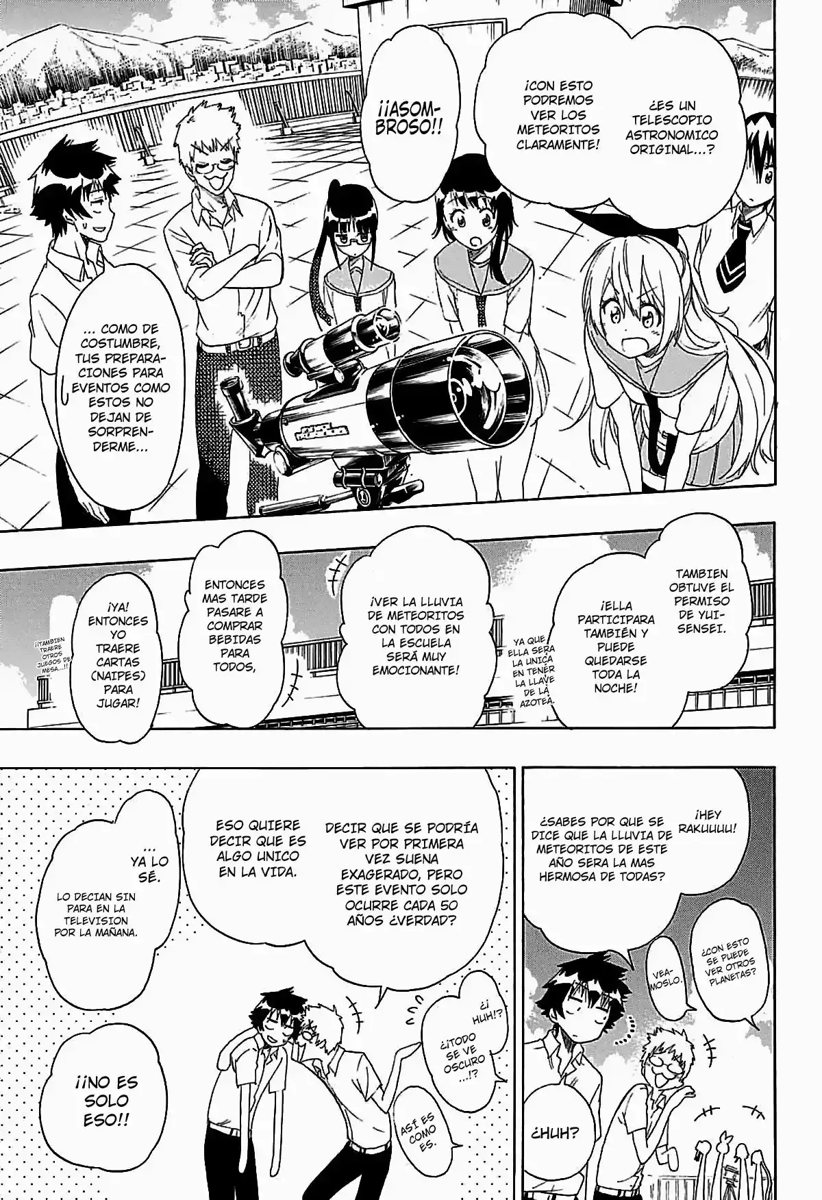 Nisekoi capítulo 210, página 8