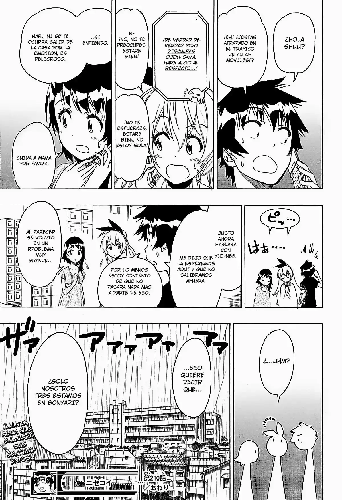 Nisekoi capítulo 210, página 20