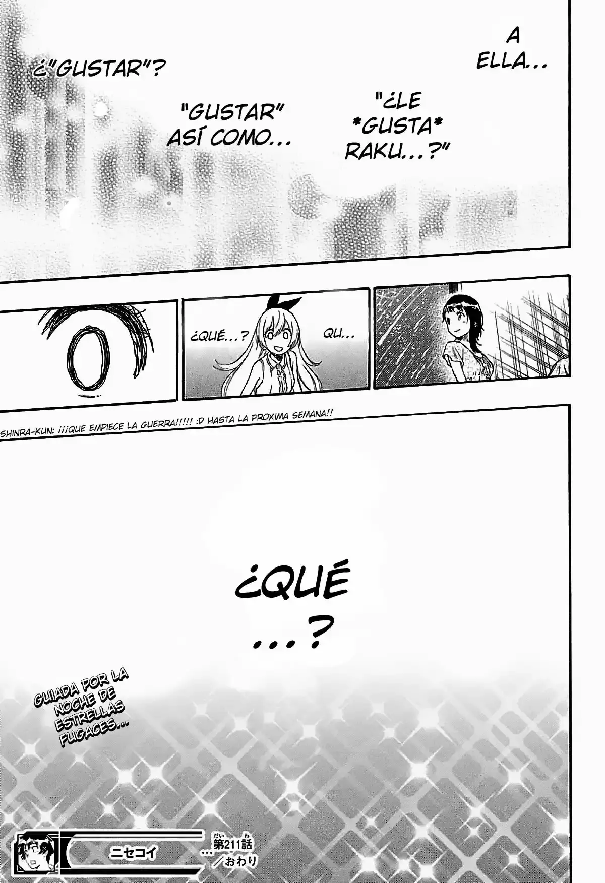 Nisekoi capítulo 211, página 22