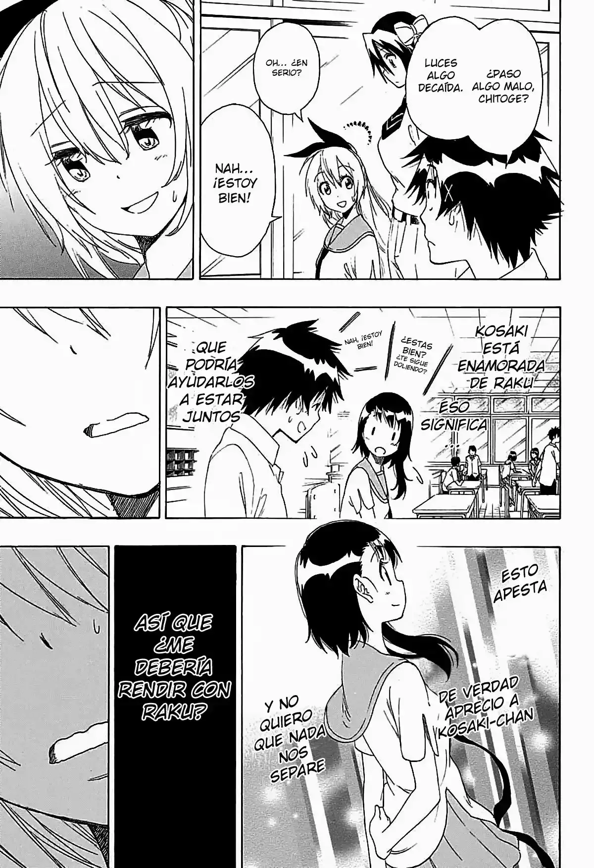 Nisekoi capítulo 212, página 8
