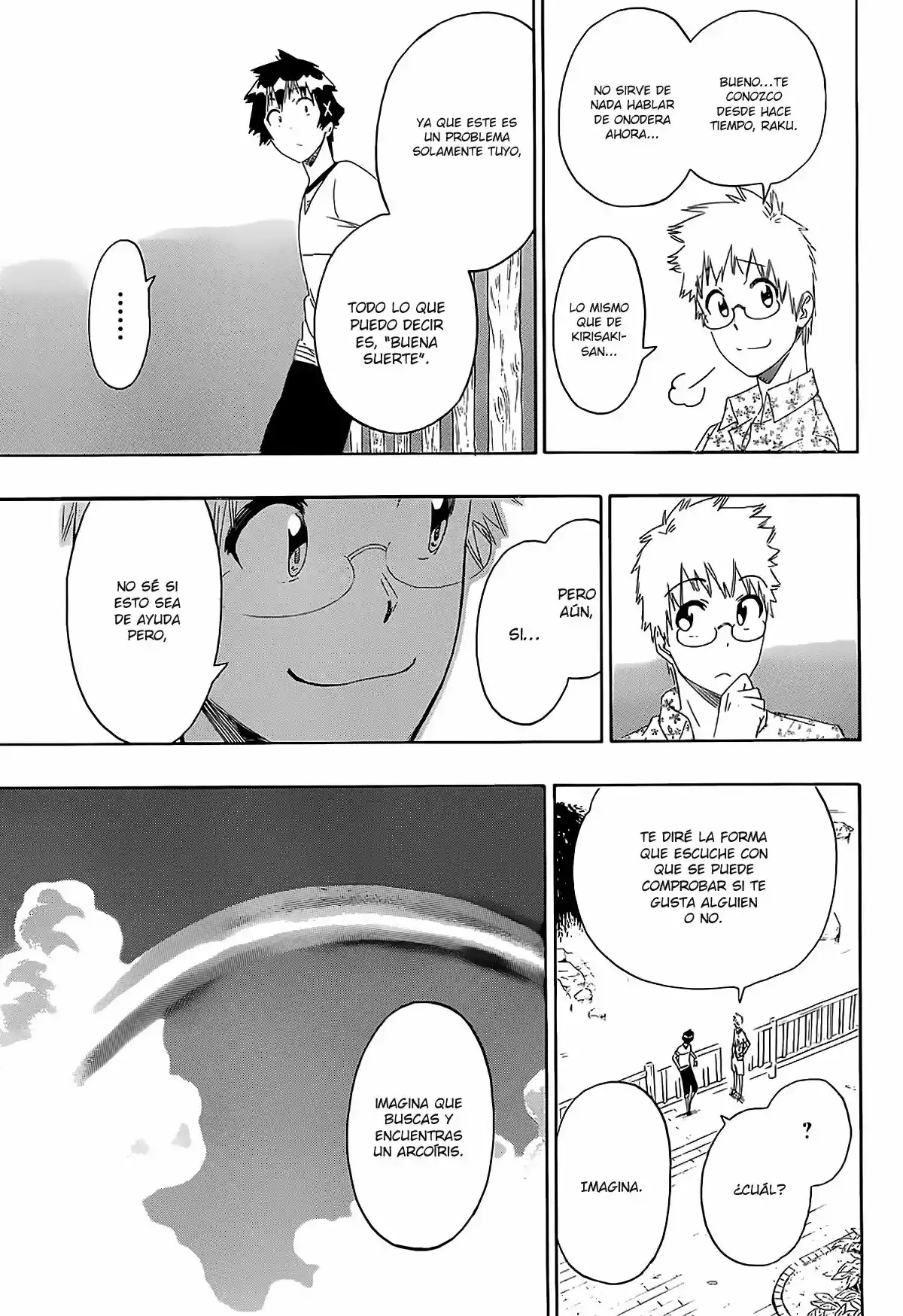 Nisekoi capítulo 217, página 8