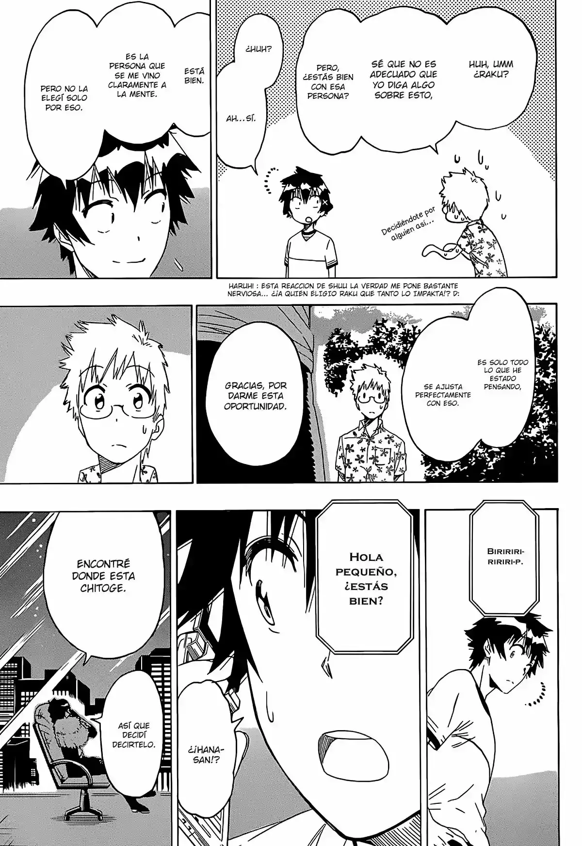 Nisekoi capítulo 217, página 13