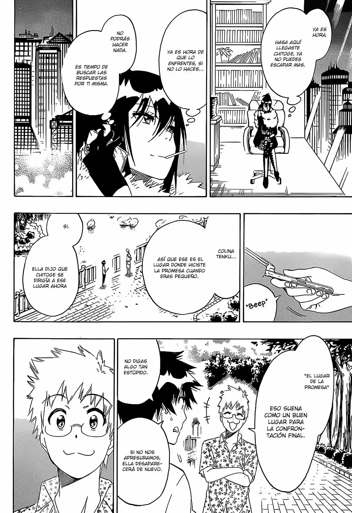 Nisekoi capítulo 217, página 14