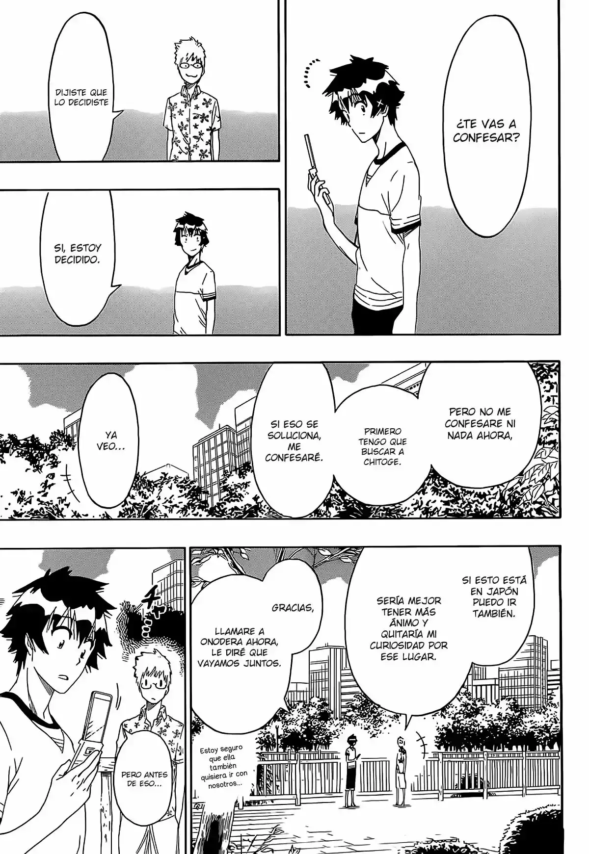 Nisekoi capítulo 217, página 15