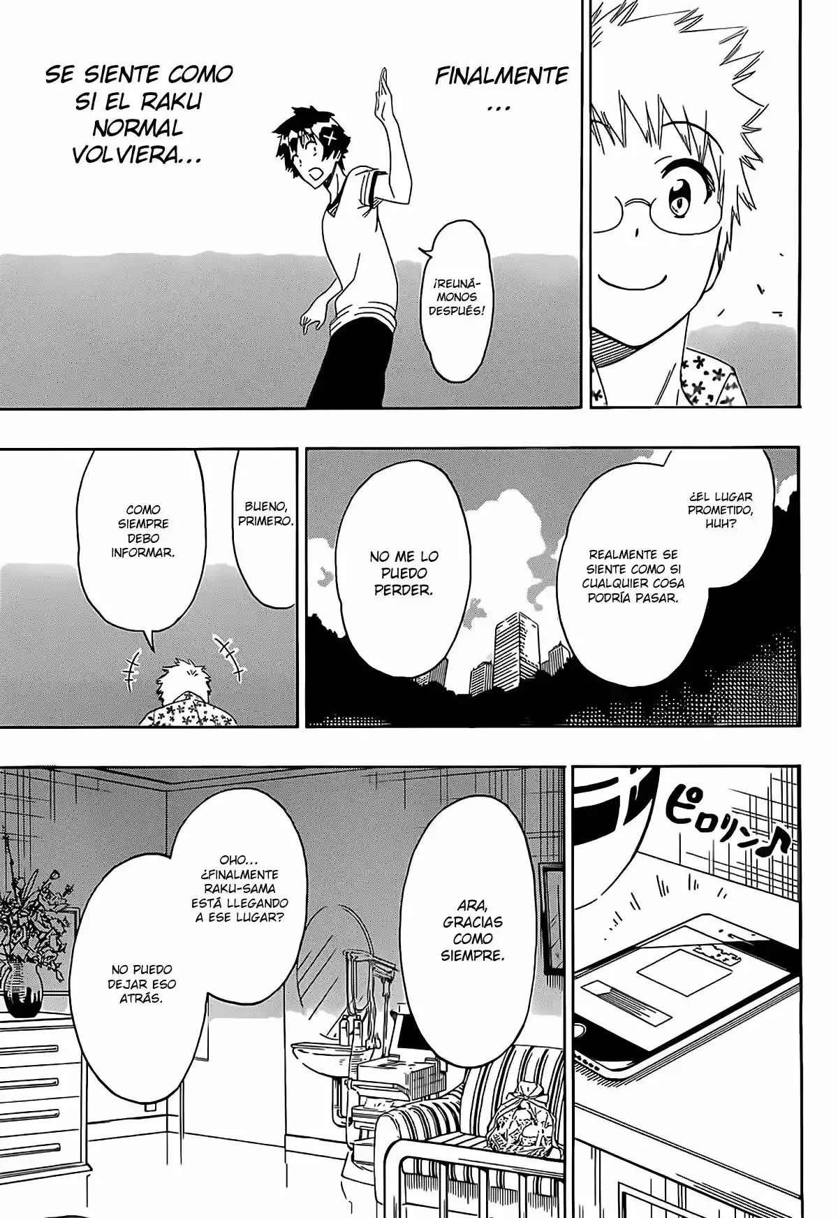 Nisekoi capítulo 217, página 17