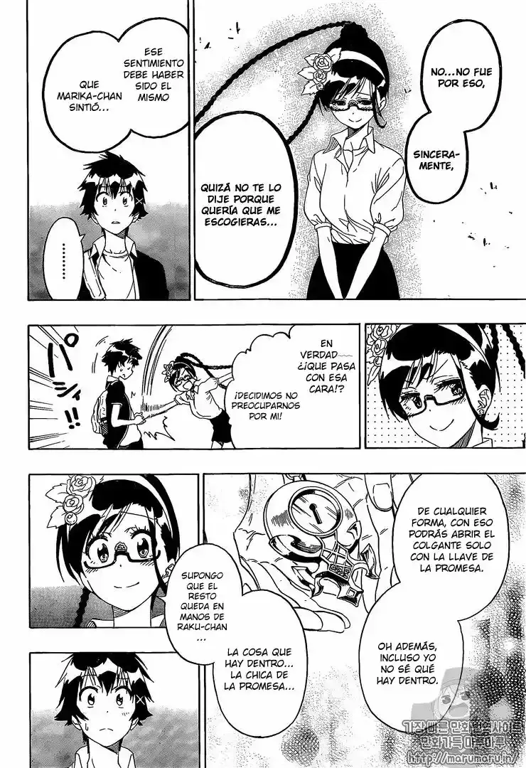 Nisekoi capítulo 218, página 9