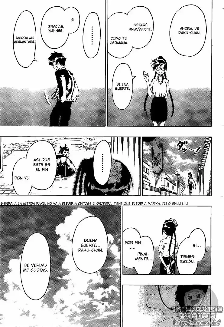 Nisekoi capítulo 218, página 10