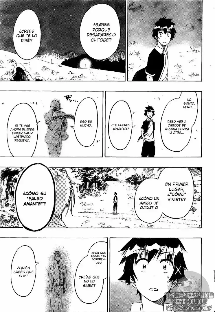 Nisekoi capítulo 218, página 18