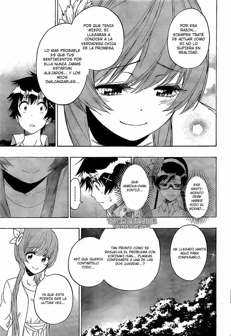 Nisekoi capítulo 219, página 16