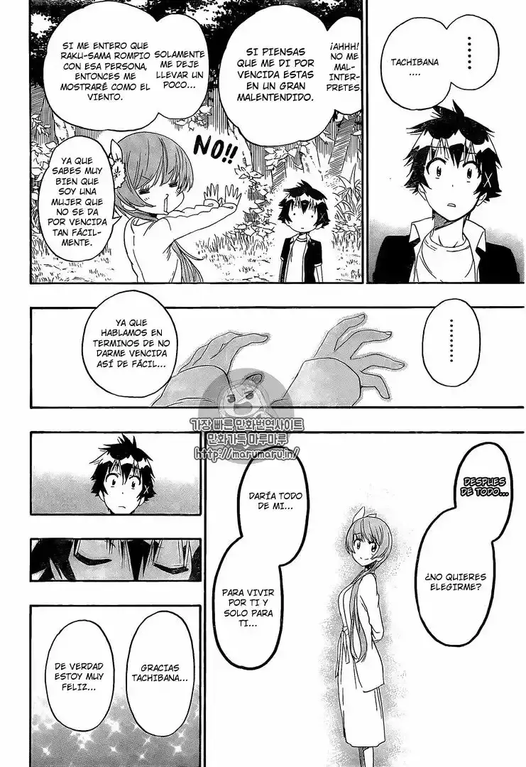 Nisekoi capítulo 219, página 17