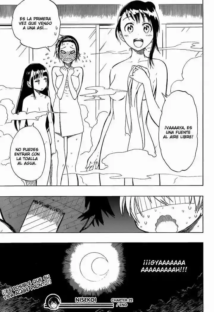 Nisekoi capítulo 22, página 21