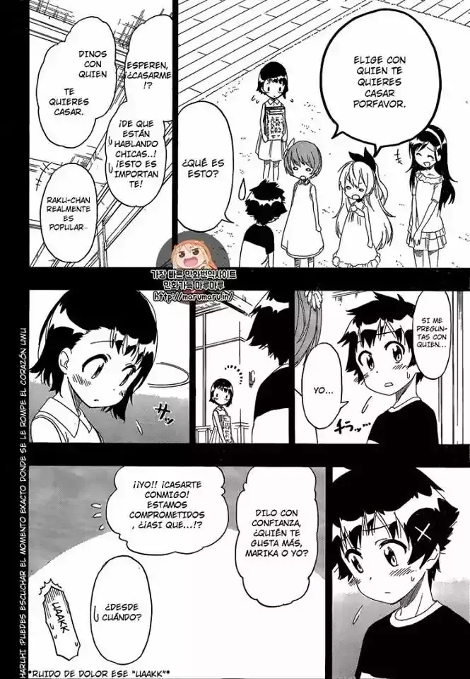 Nisekoi capítulo 221, página 6