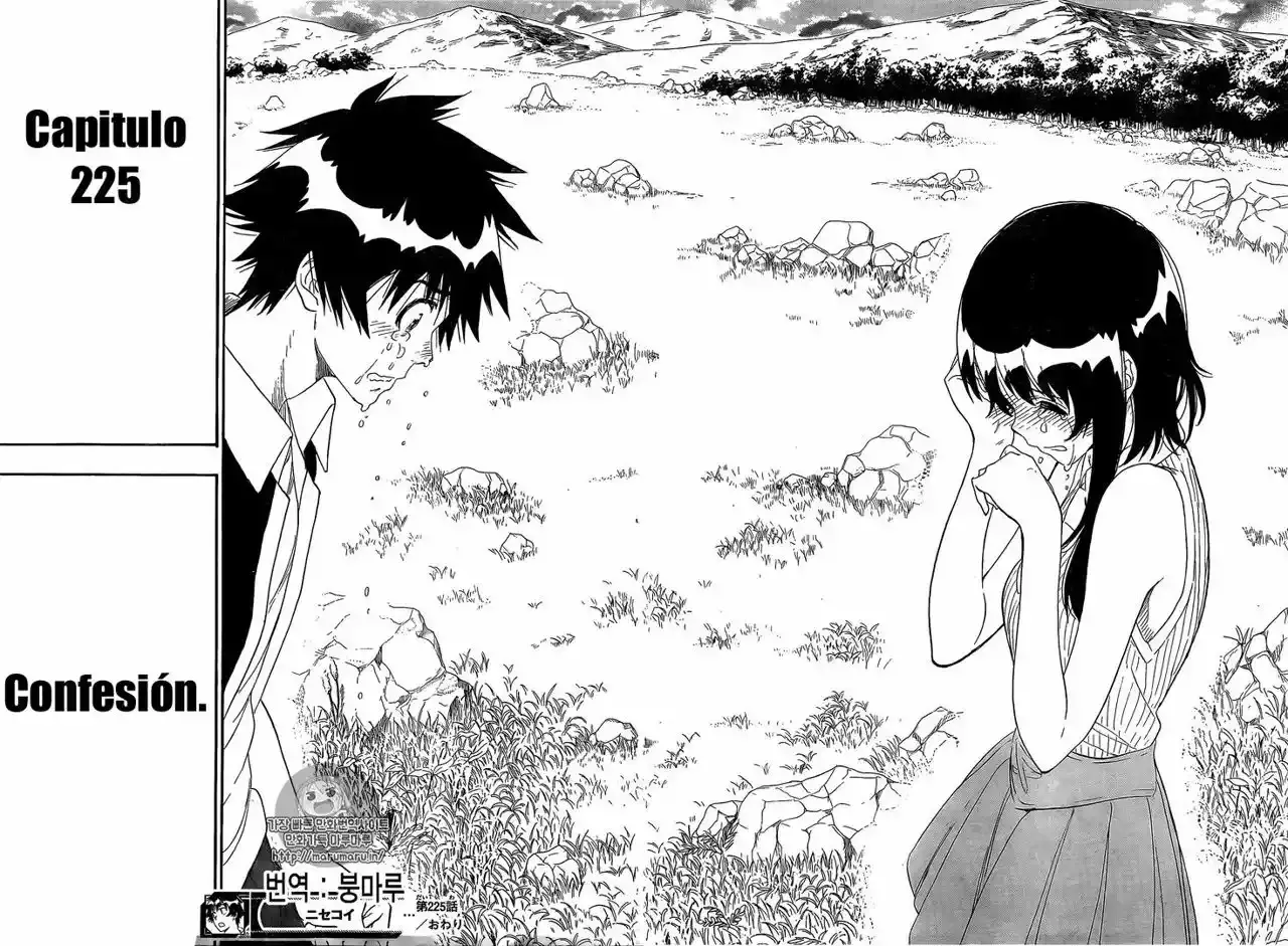 Nisekoi capítulo 225, página 18