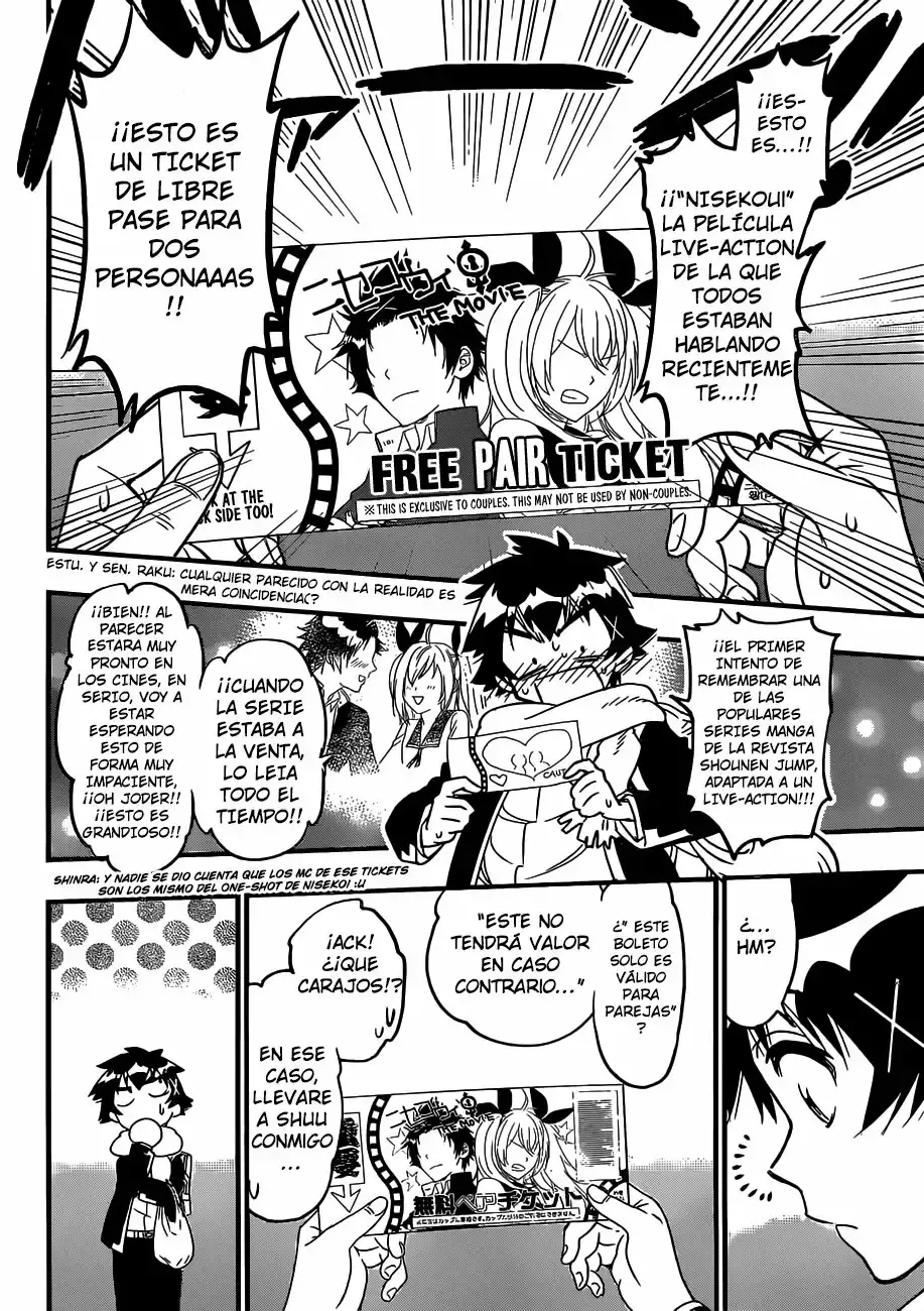 Nisekoi capítulo 230, página 4