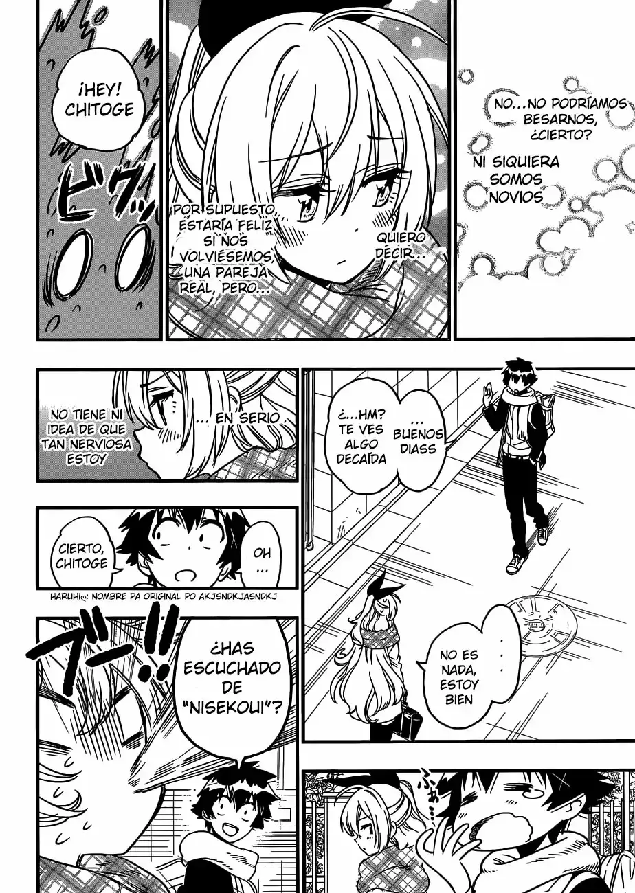 Nisekoi capítulo 230, página 8