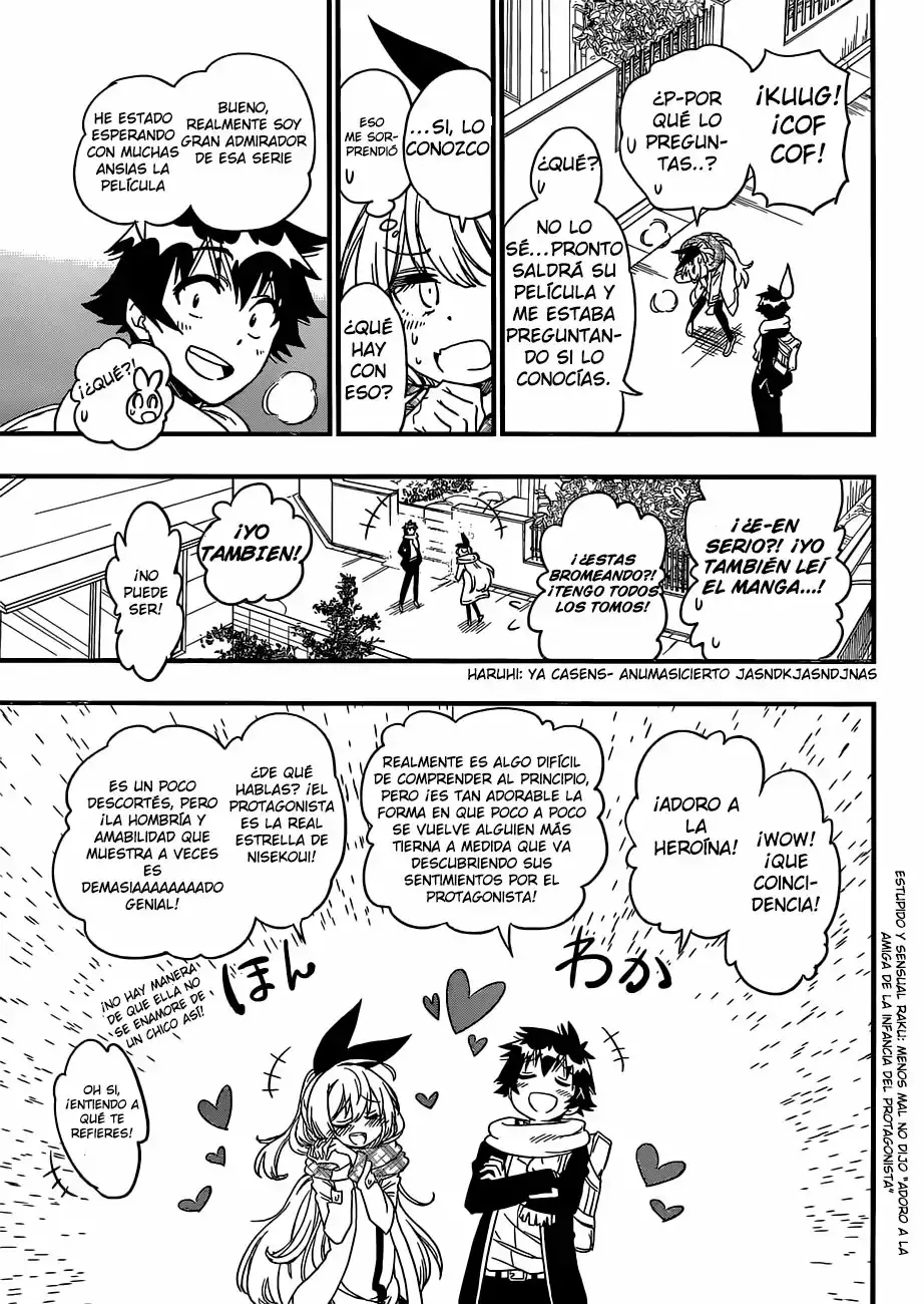 Nisekoi capítulo 230, página 9