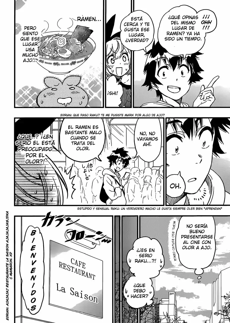 Nisekoi capítulo 230, página 14