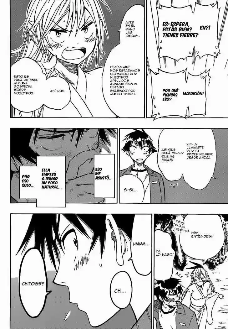 Nisekoi capítulo 25, página 15