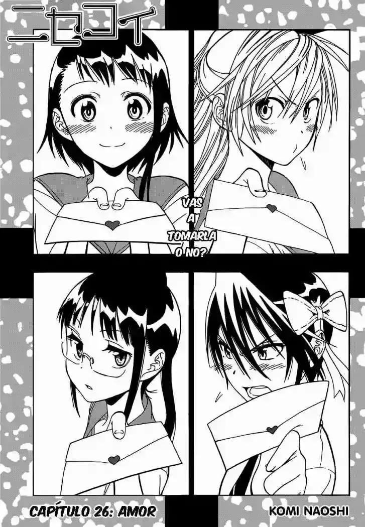 Nisekoi capítulo 26, página 4