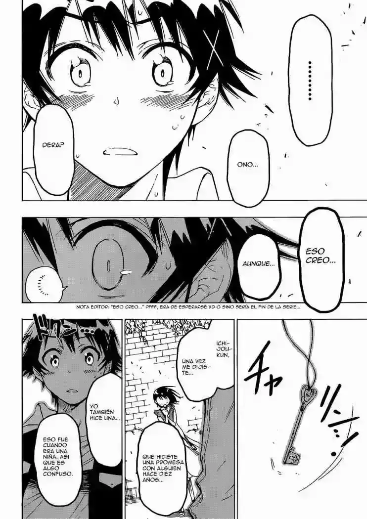 Nisekoi capítulo 28, página 3