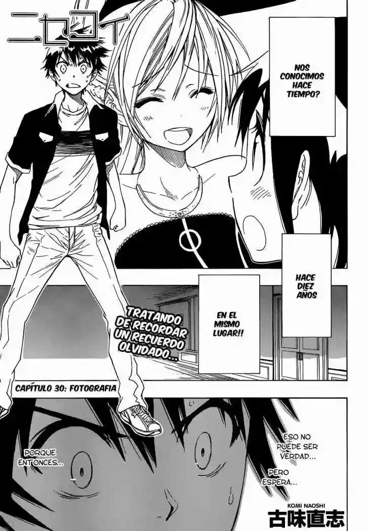 Nisekoi capítulo 30, página 1