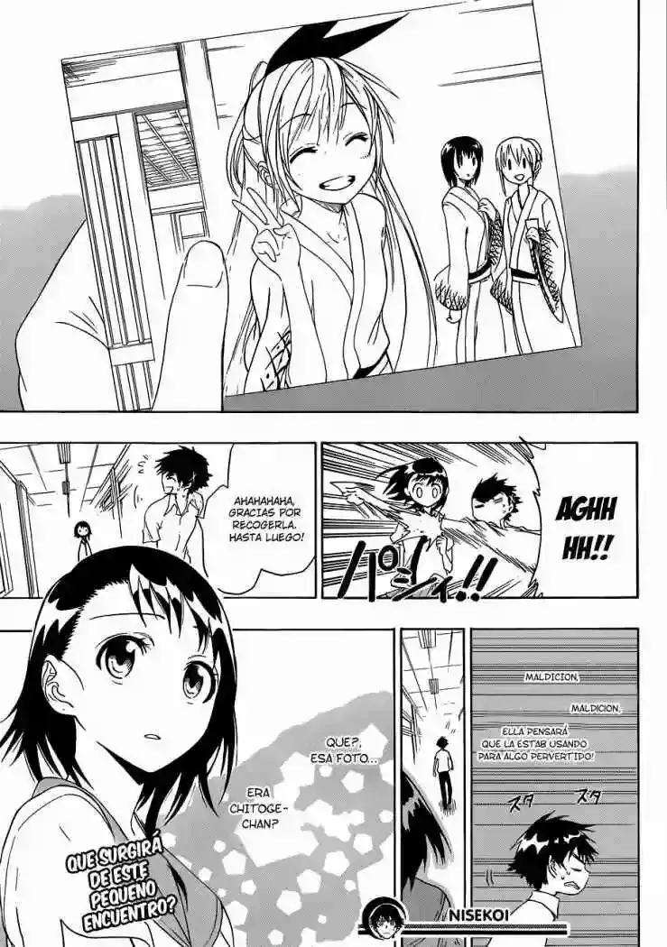 Nisekoi capítulo 30, página 19