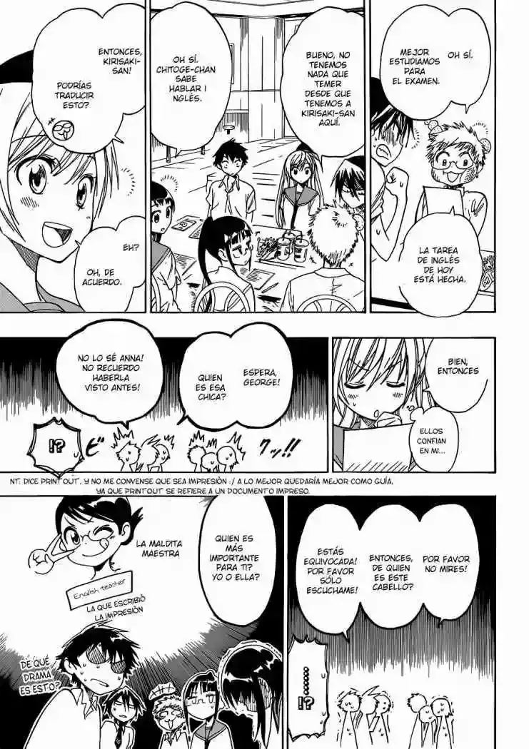 Nisekoi capítulo 31, página 13