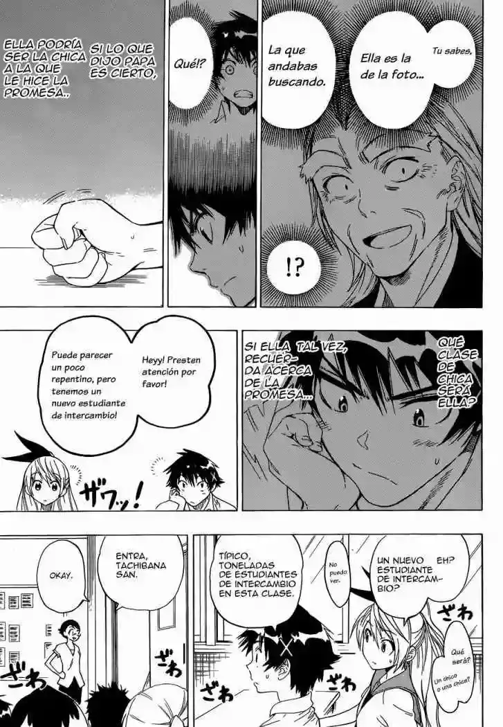 Nisekoi capítulo 33, página 4
