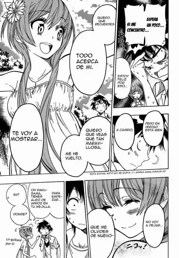 Nisekoi capítulo 36, página 8