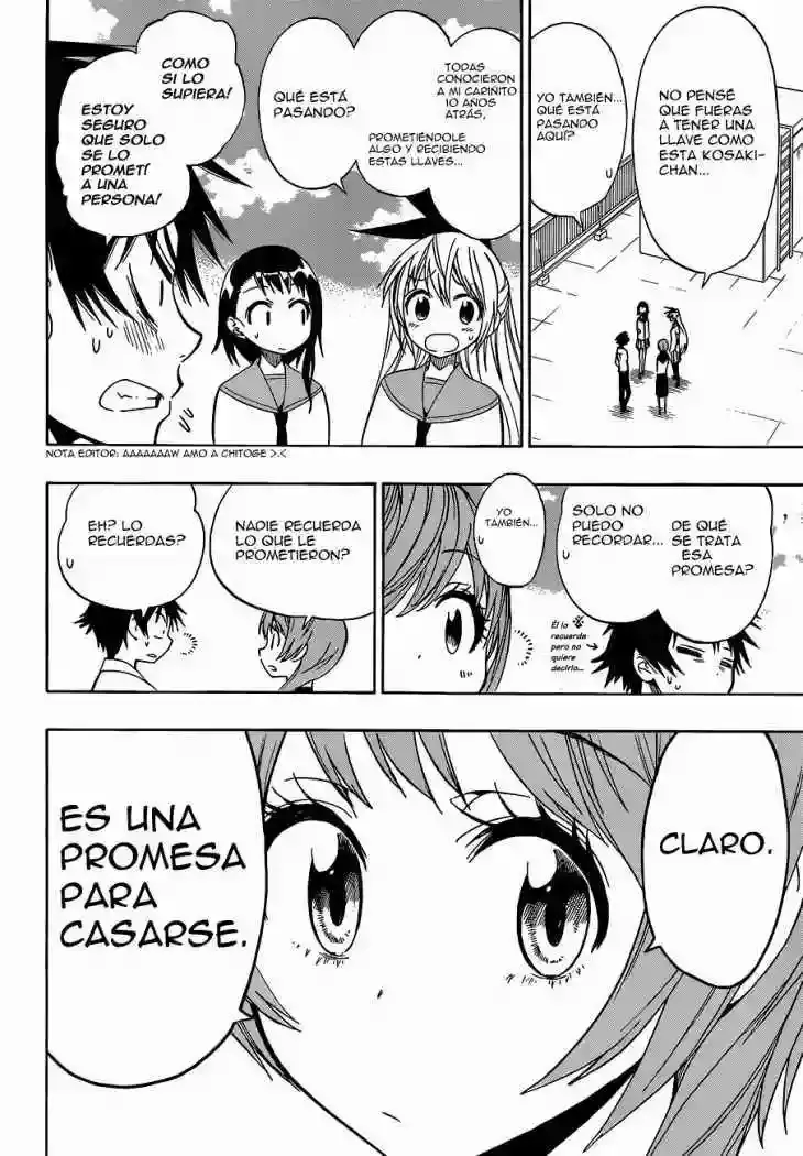 Nisekoi capítulo 36, página 13
