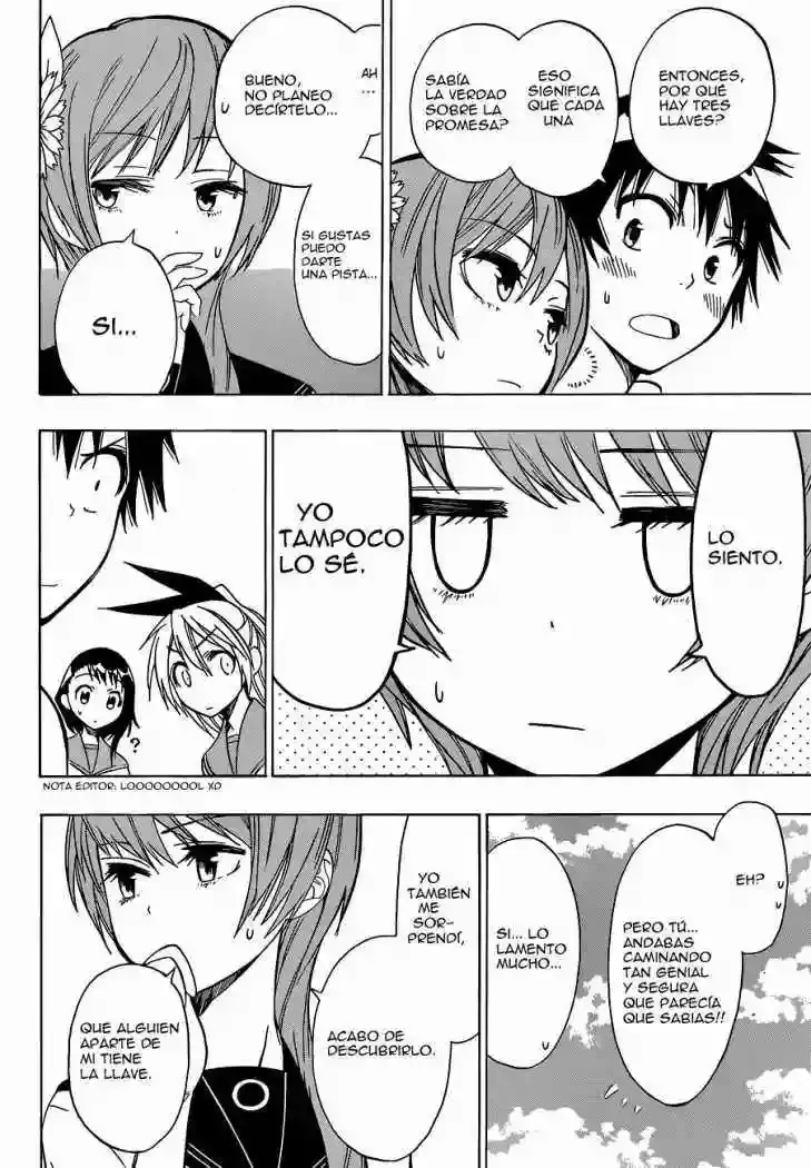 Nisekoi capítulo 36, página 15