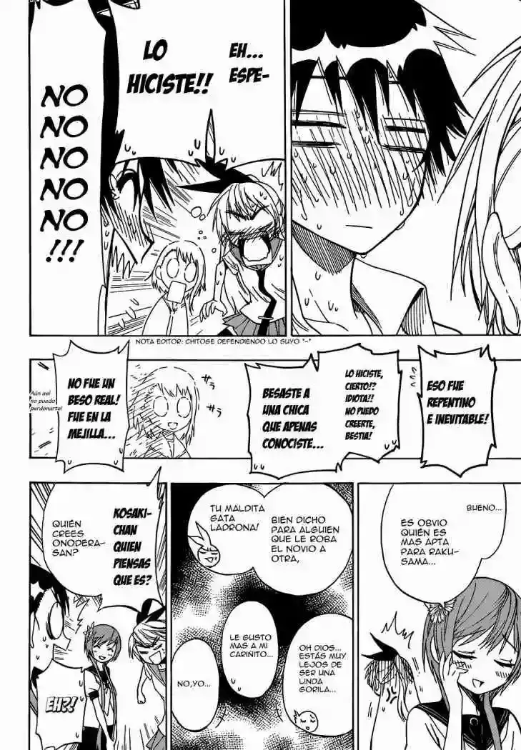 Nisekoi capítulo 36, página 17