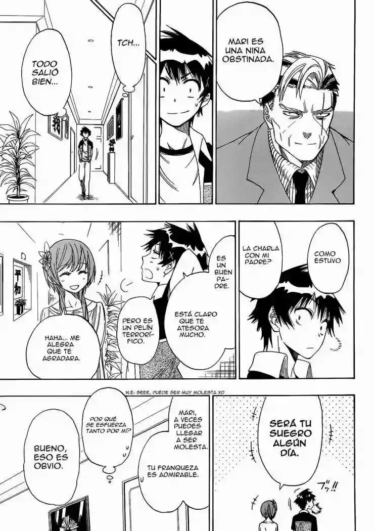 Nisekoi capítulo 37, página 16