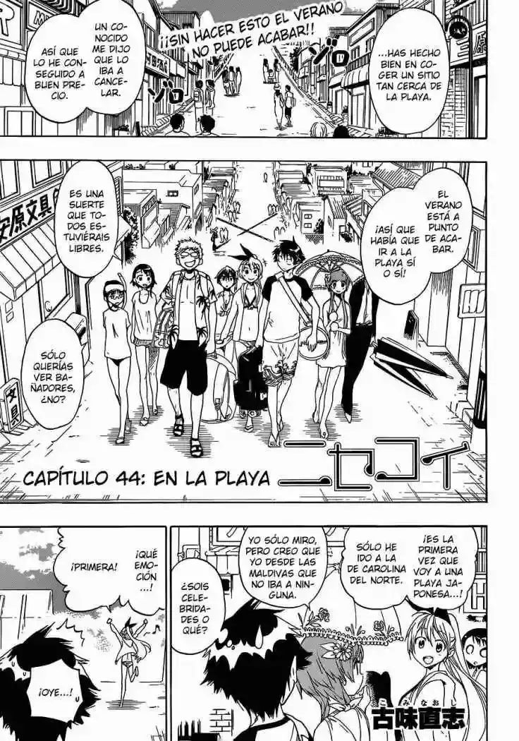 Nisekoi capítulo 44, página 1
