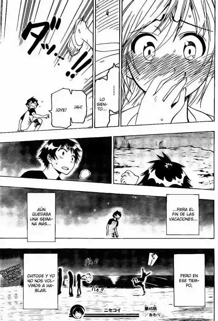 Nisekoi capítulo 45, página 19