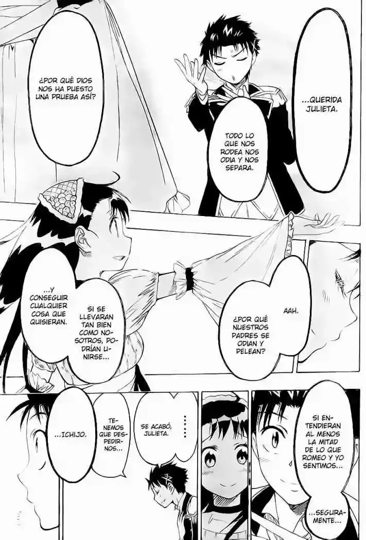 Nisekoi capítulo 50, página 17