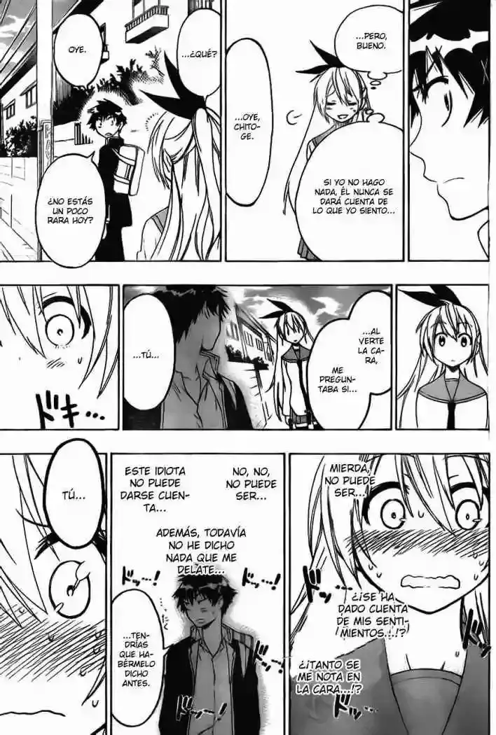 Nisekoi capítulo 51, página 17