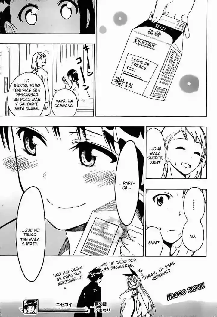 Nisekoi capítulo 53, página 19