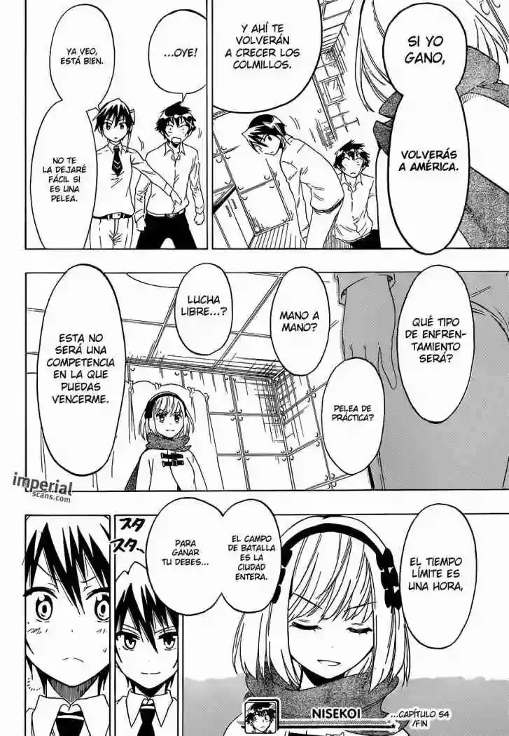 Nisekoi capítulo 54, página 19