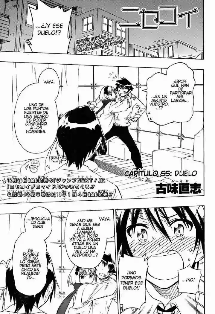Nisekoi capítulo 55, página 1