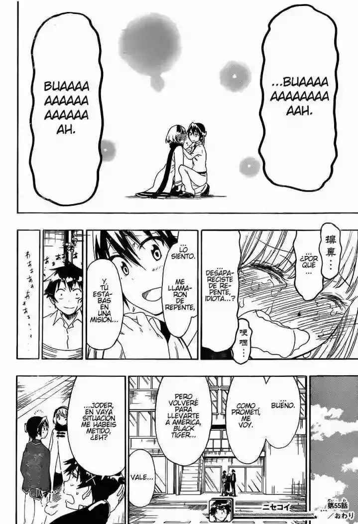Nisekoi capítulo 55, página 18