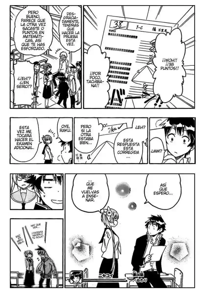 Nisekoi capítulo 56, página 18