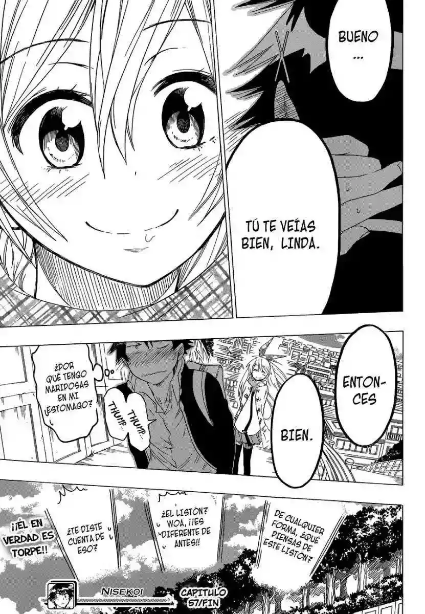 Nisekoi capítulo 57, página 18