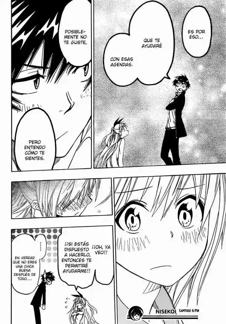 Nisekoi capítulo 6, página 19