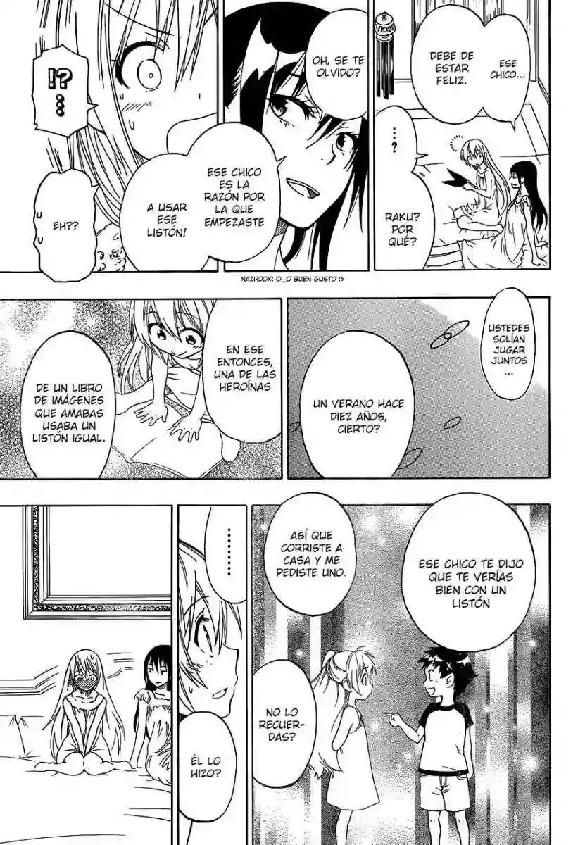 Nisekoi capítulo 62, página 16