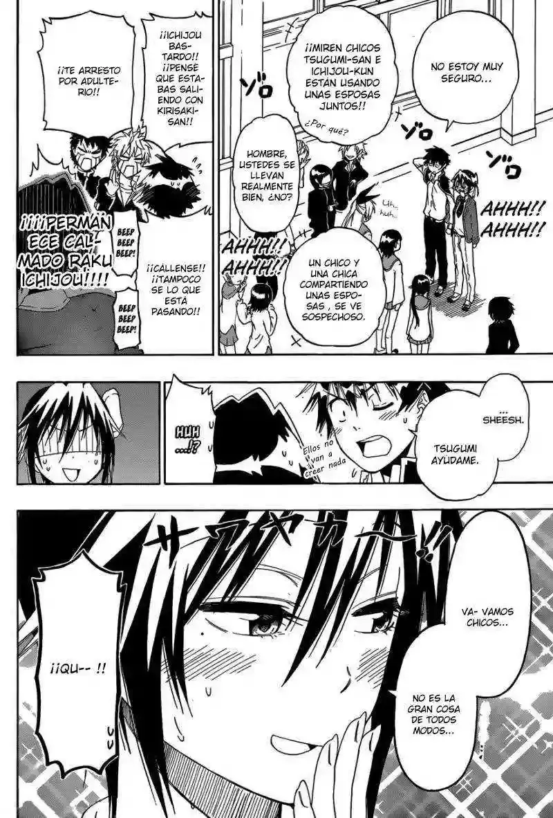 Nisekoi capítulo 70, página 11